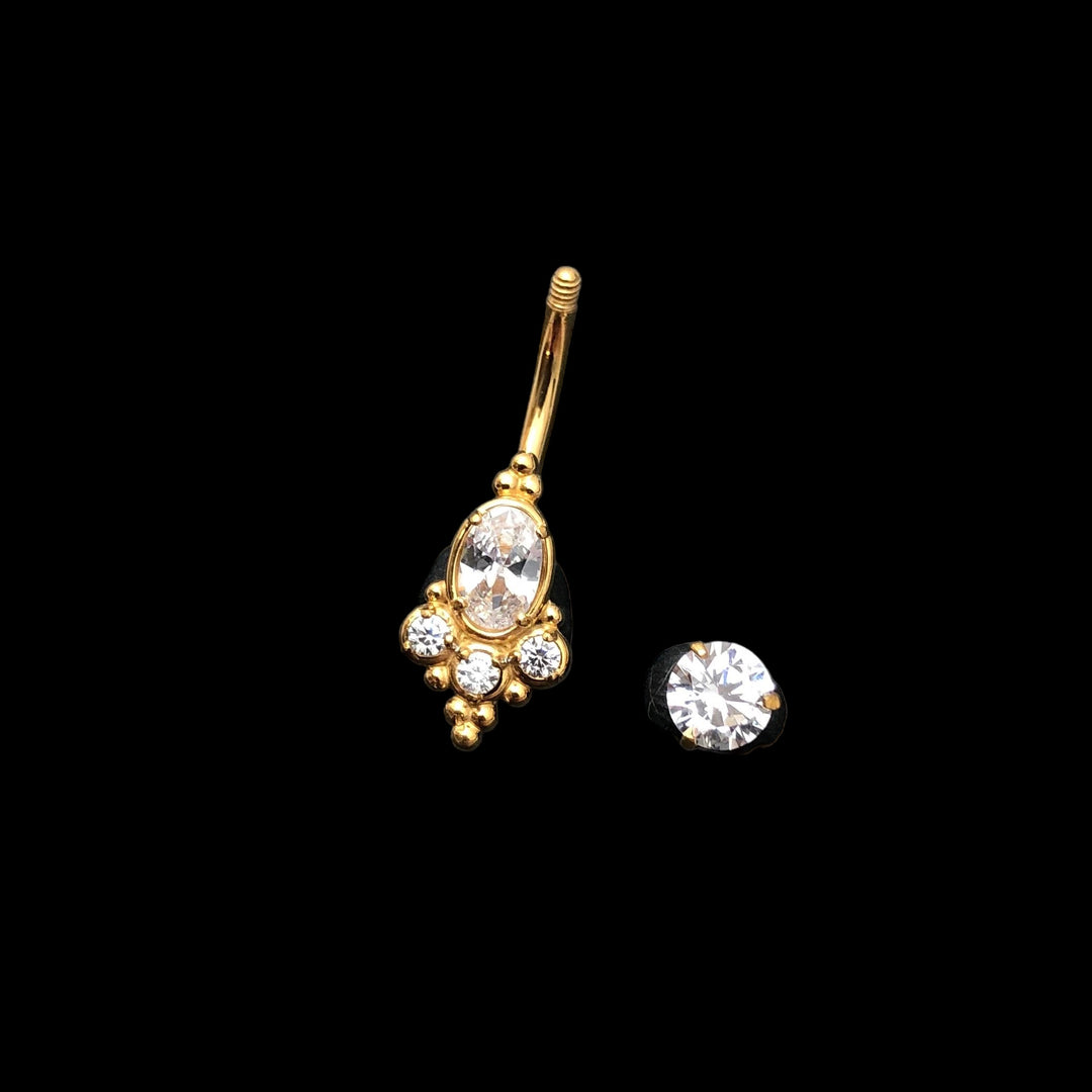 Bauchnabelpiercing "Oriental Beauty"