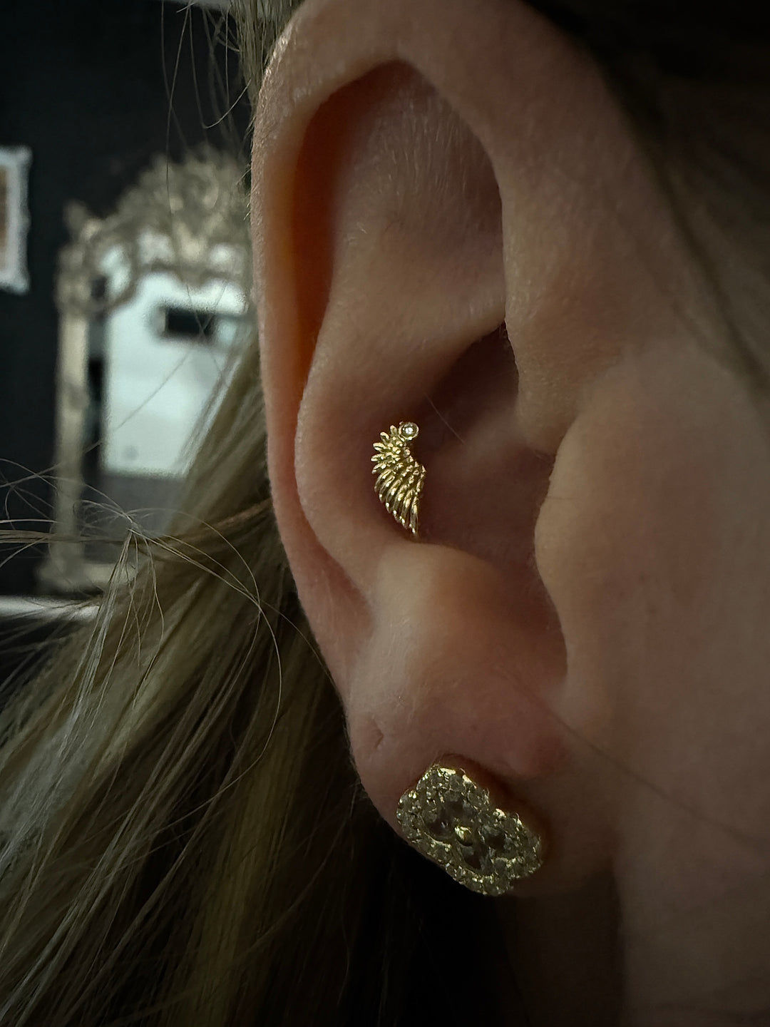 Aufsatz Athena (Echtgold) Junipurr