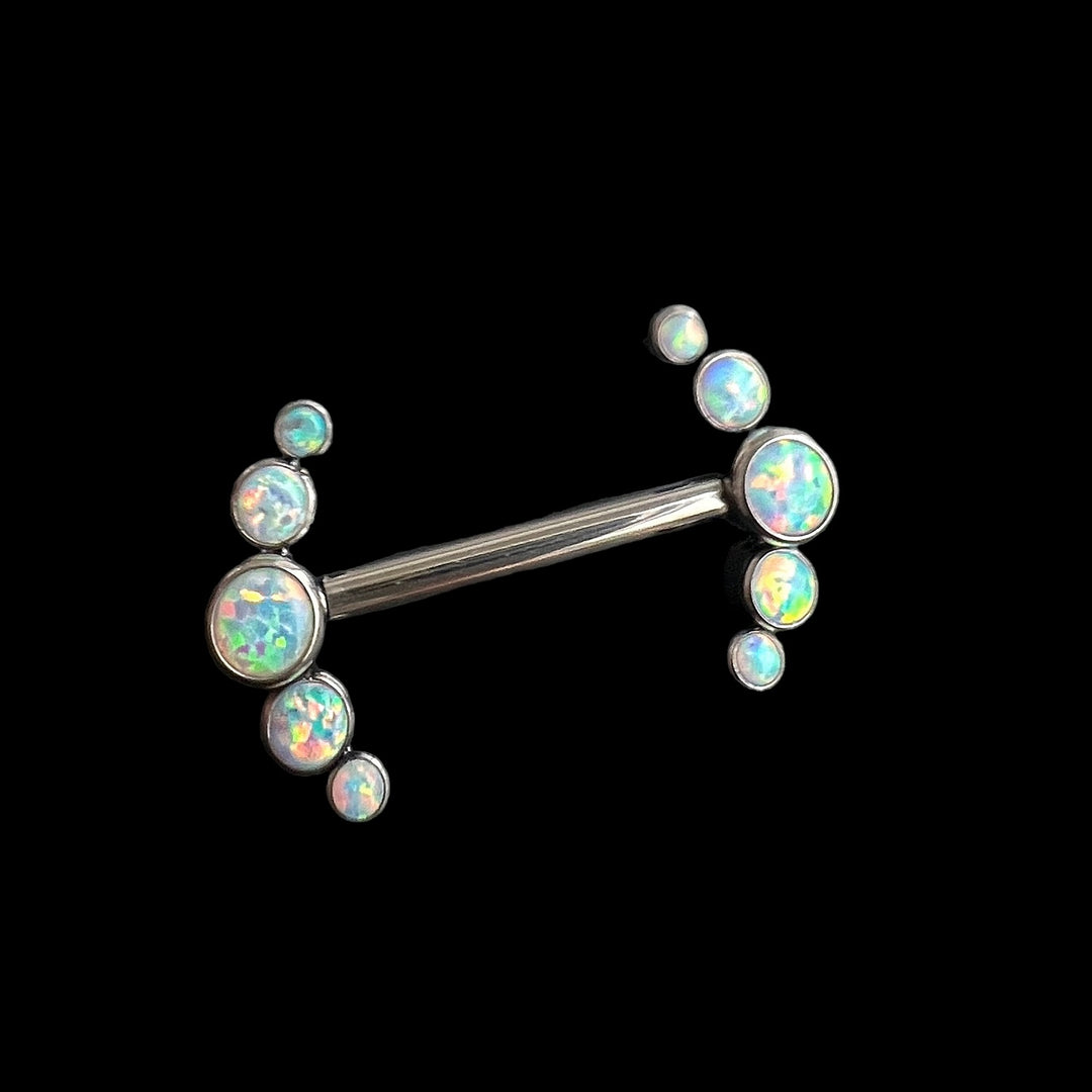 Brustwarzenpiercing "Royal" Opal