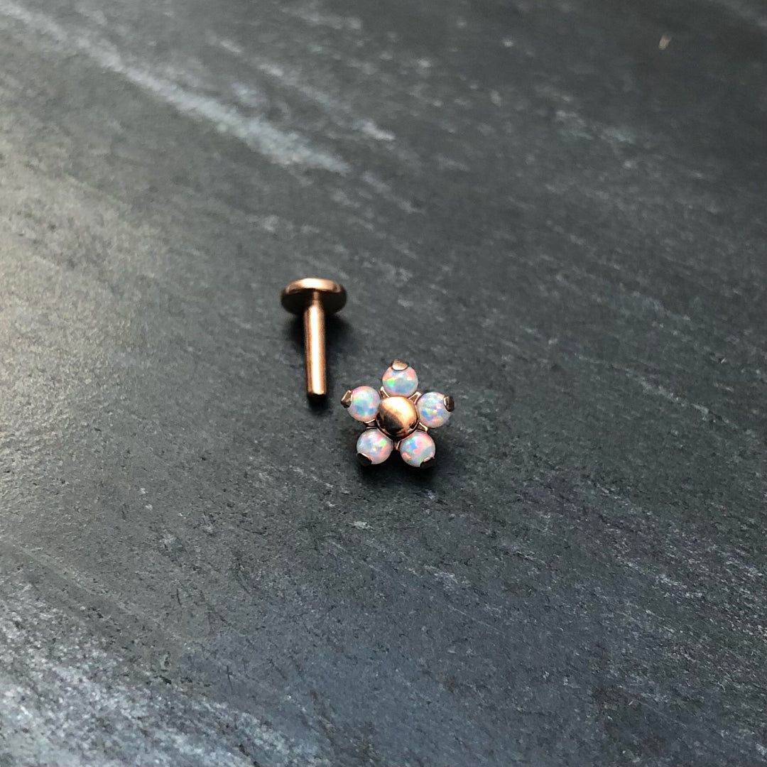 Aufsatz "Opal Flower" Blume